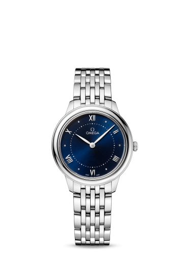 Omega De Ville Quartz 30 Stainless Steel / Blue / Bracelet
